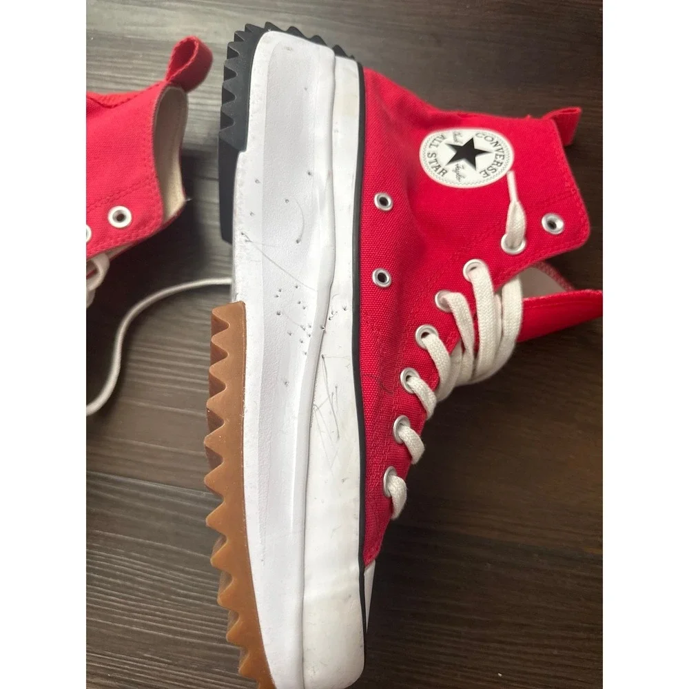 High Top Red Converse - Picture 7 of 12